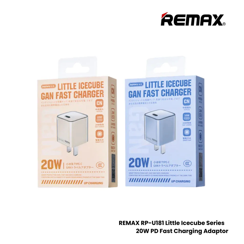 REMAX RP-U181 CN 20W 1C GaN Little Icecube Series Charger Original