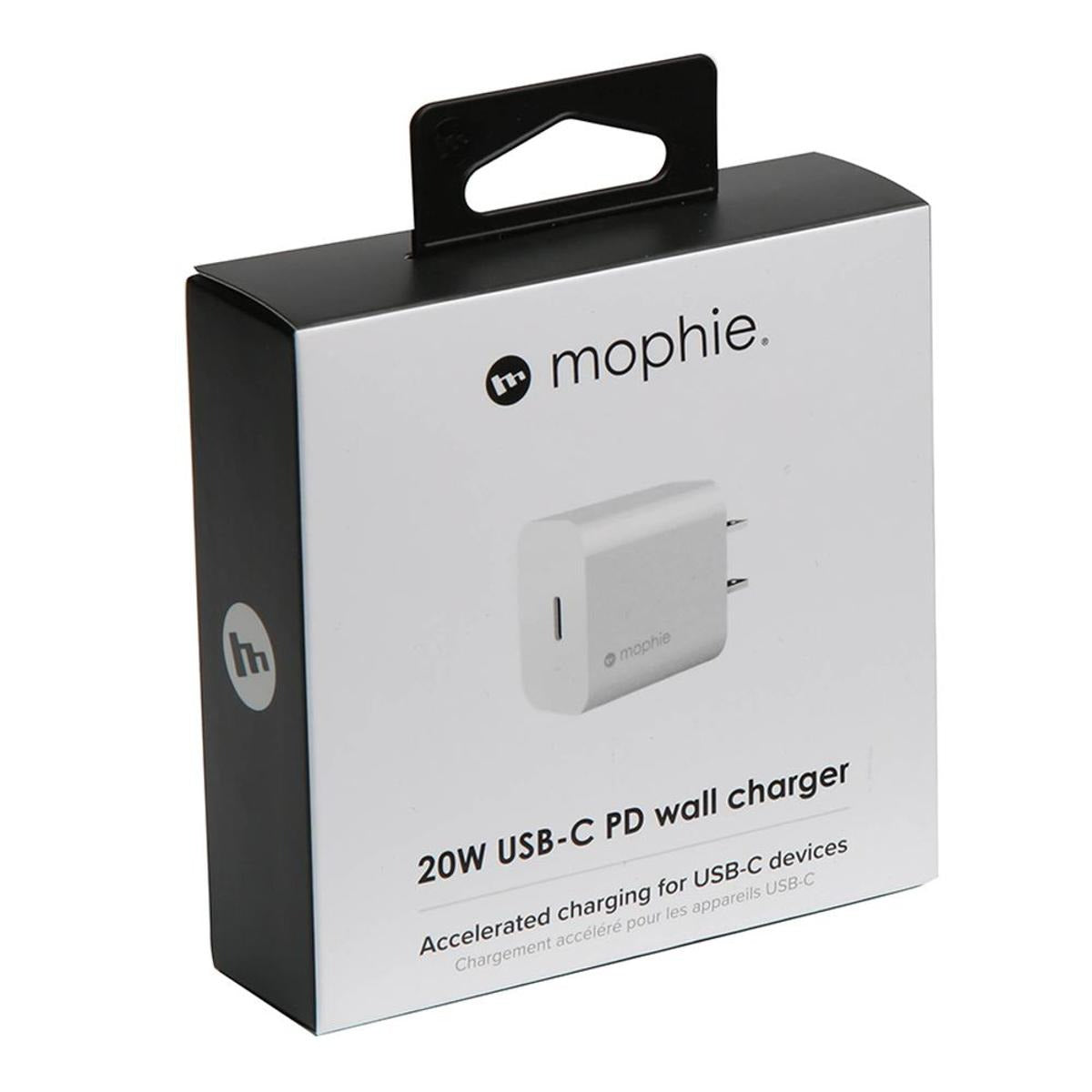 Mophie USB-C PD 20W wall charger for iPhones