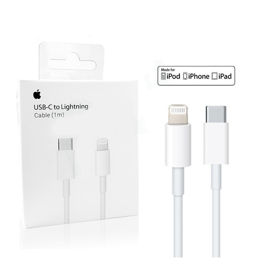 Genuine Apple Original Type C to Lightning Cable MFI Certified OEM (1 m)-White