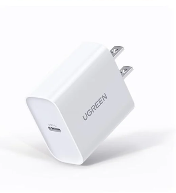 UGREEN CD137 20W PD Fast Charger | Original USB-C Wall Adapter for iPhone 15/14/13/12/11, iPad, Samsung, Xiaomi, Oppo, Vivo, Google, Android Phones & More