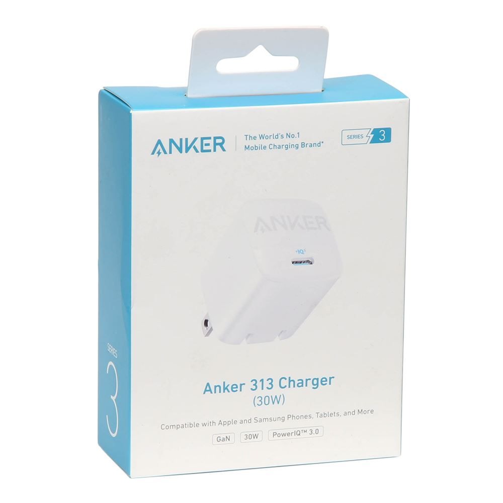 Anker 313 GaN PD Anker 30W PD IQ 3.0 2-Pin Mini Charger